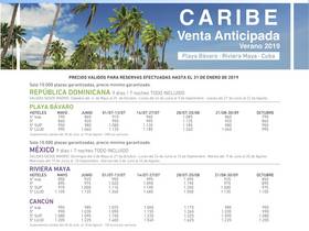 VENTA ANTICIPADA CARIBE 2019
